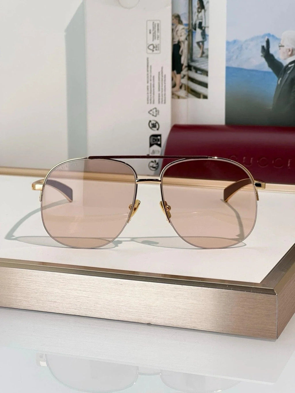 Gucci GG 2165S Navigator Sunglasses ✨