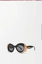 LOEWE Loewe Paula's Ibiza embellished round unglasses ✨