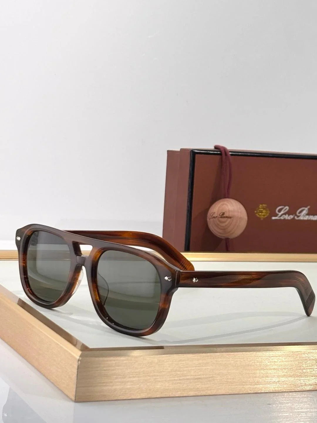 Loro Piana Roadster Acetate Unisex Sunglasses 🍂