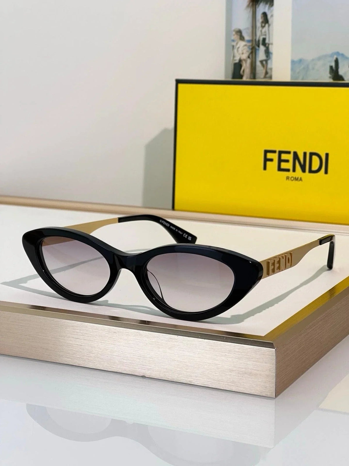 FENDI Fendigraphy Denim blue acetate Sunglasses✨