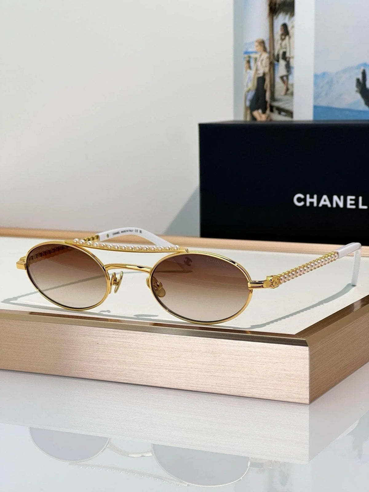 CHANEL 4297H Oval Sunglasses  Chanel Eyewear  🖤