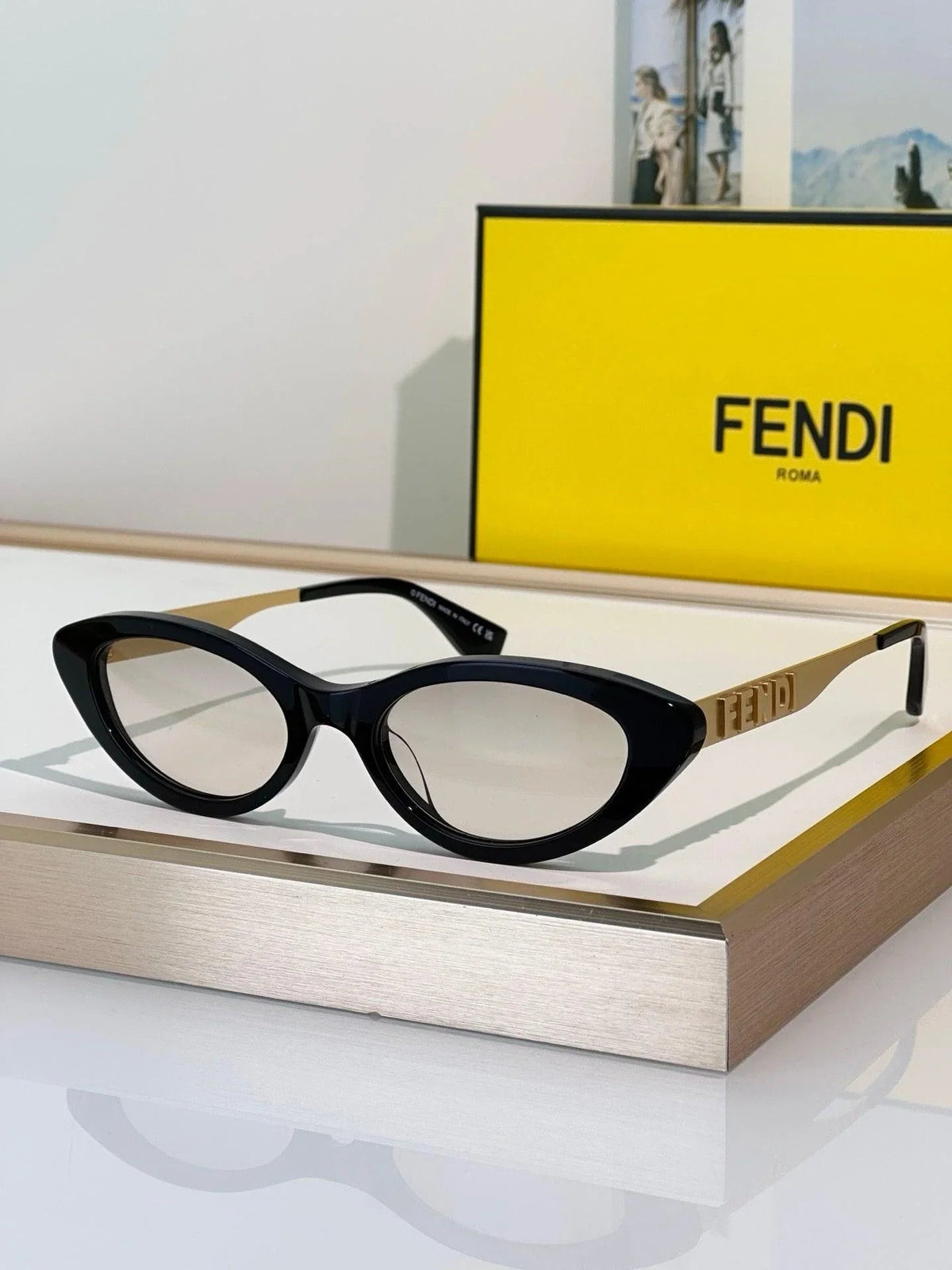 FENDI Fendigraphy Denim blue acetate Sunglasses✨