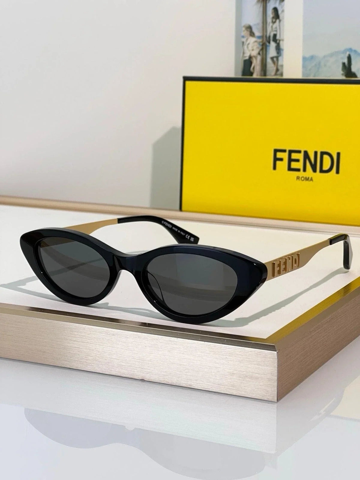 FENDI Fendigraphy Denim blue acetate Sunglasses✨