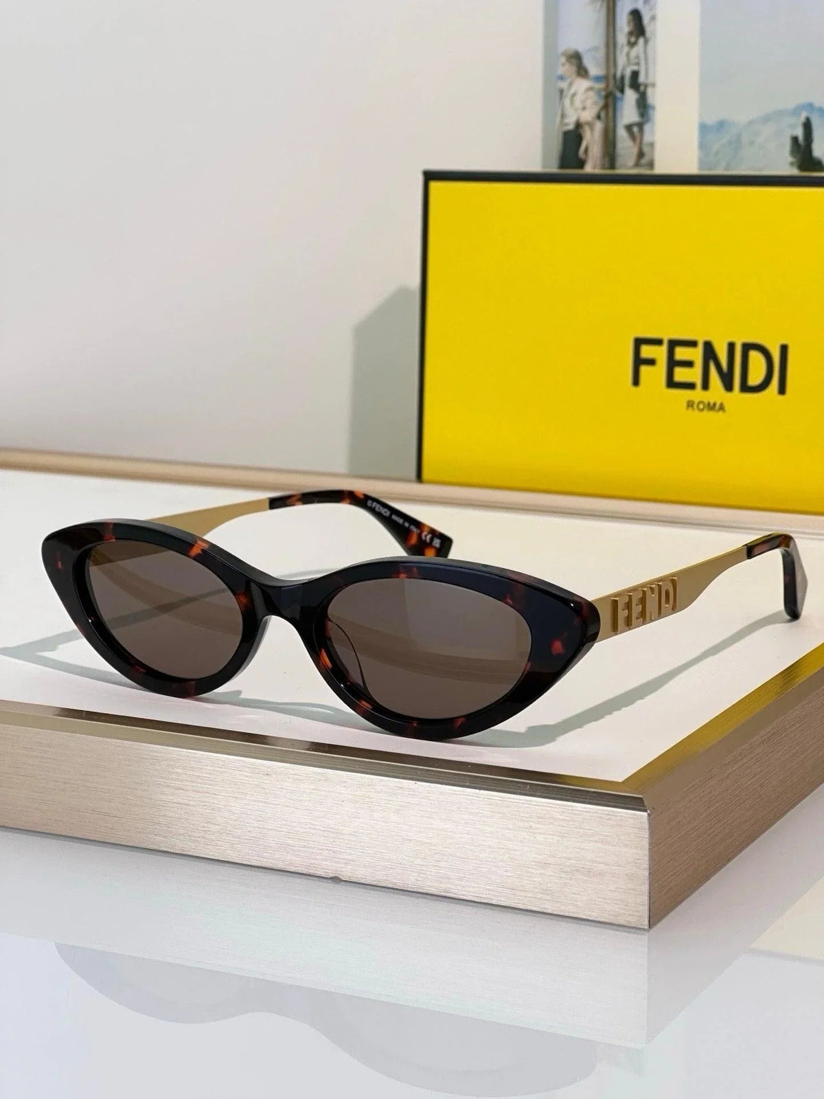 FENDI Fendigraphy Denim blue acetate Sunglasses✨