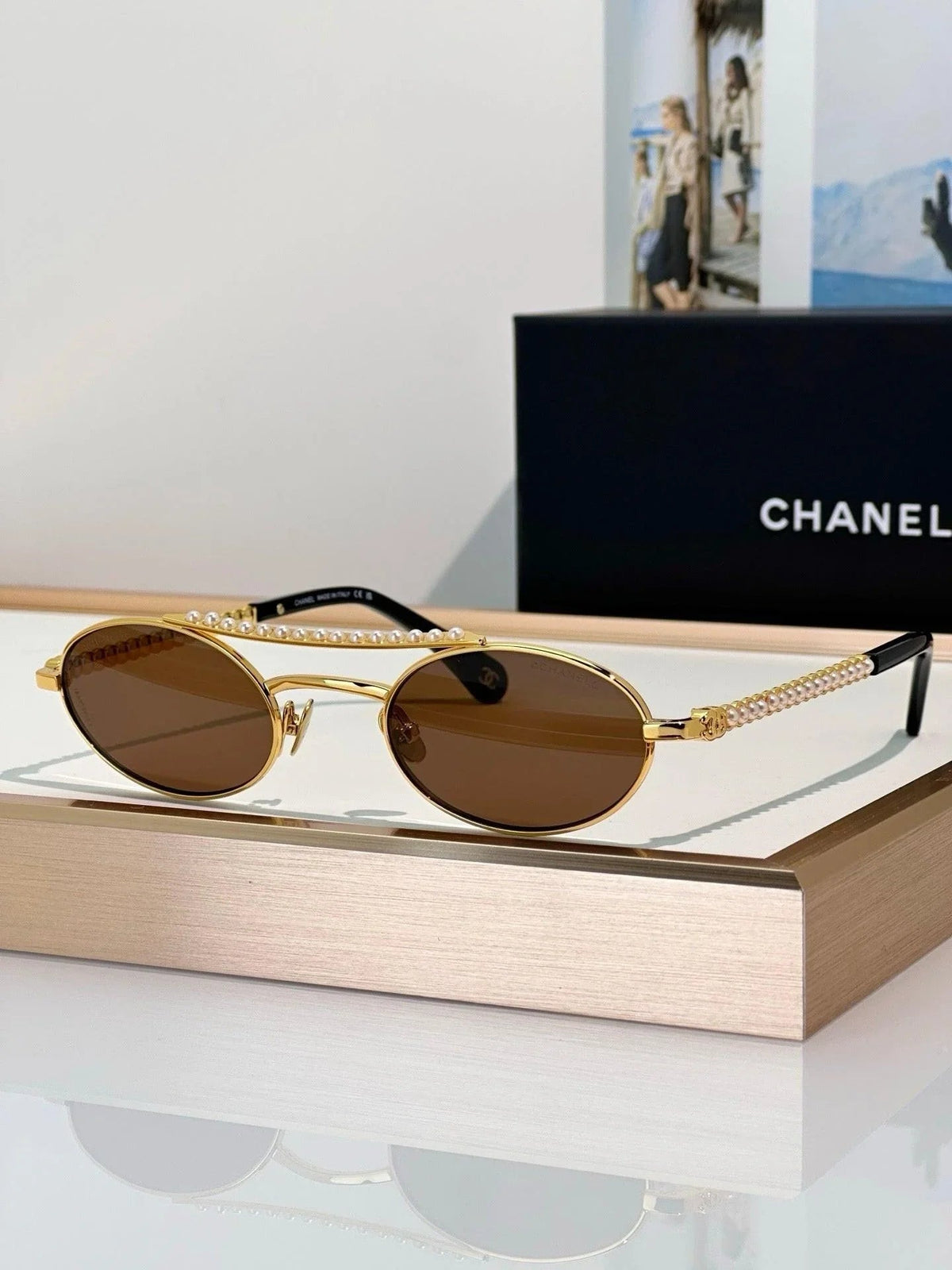 CHANEL 4297H Oval Sunglasses  Chanel Eyewear  🖤