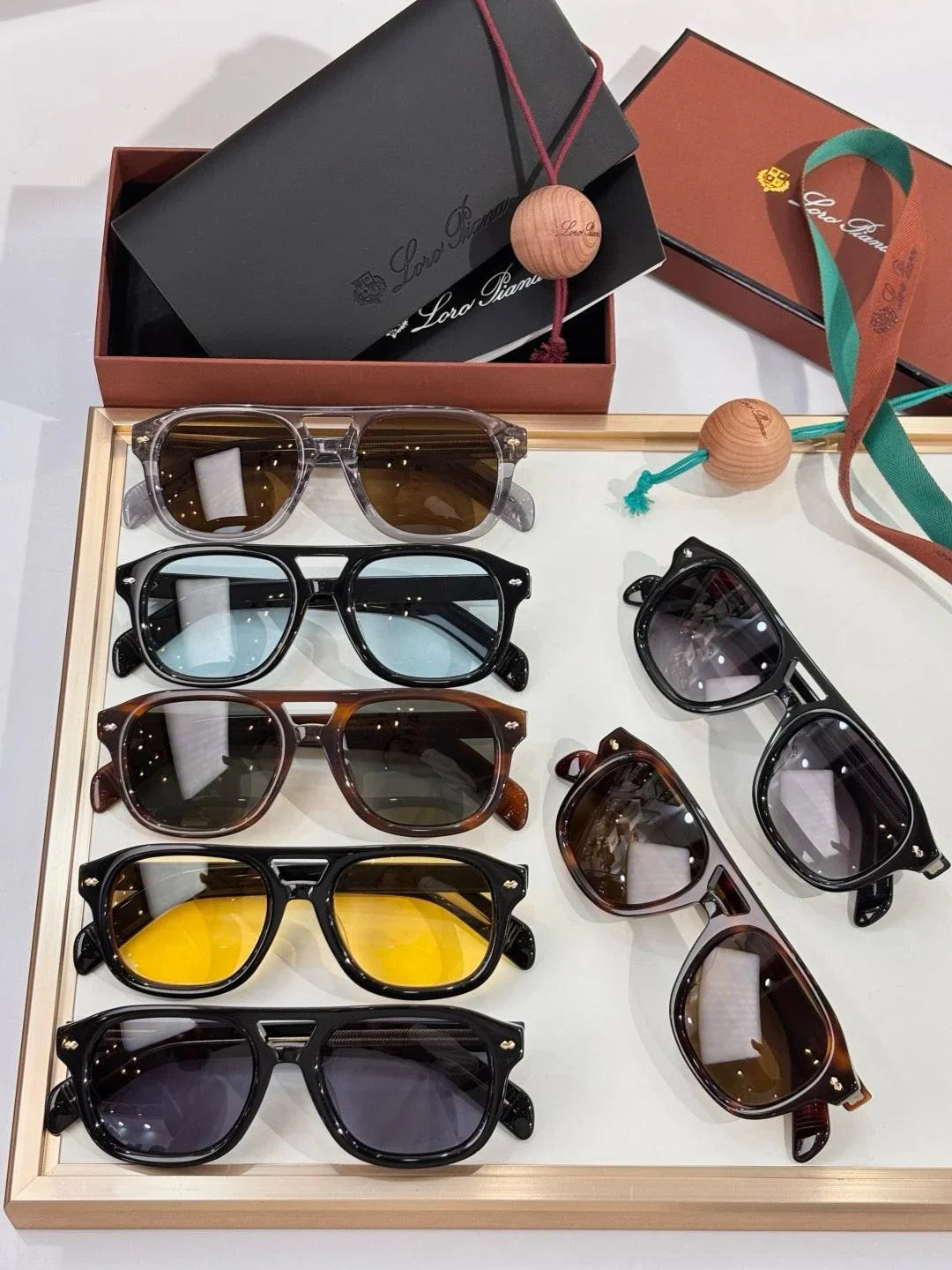 Loro Piana Roadster Acetate Unisex Sunglasses 🍂
