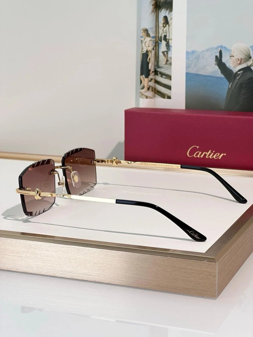 Cartier CLASSIC C DE CARTIER MOTIF CT0916 Sunglasses 🐆