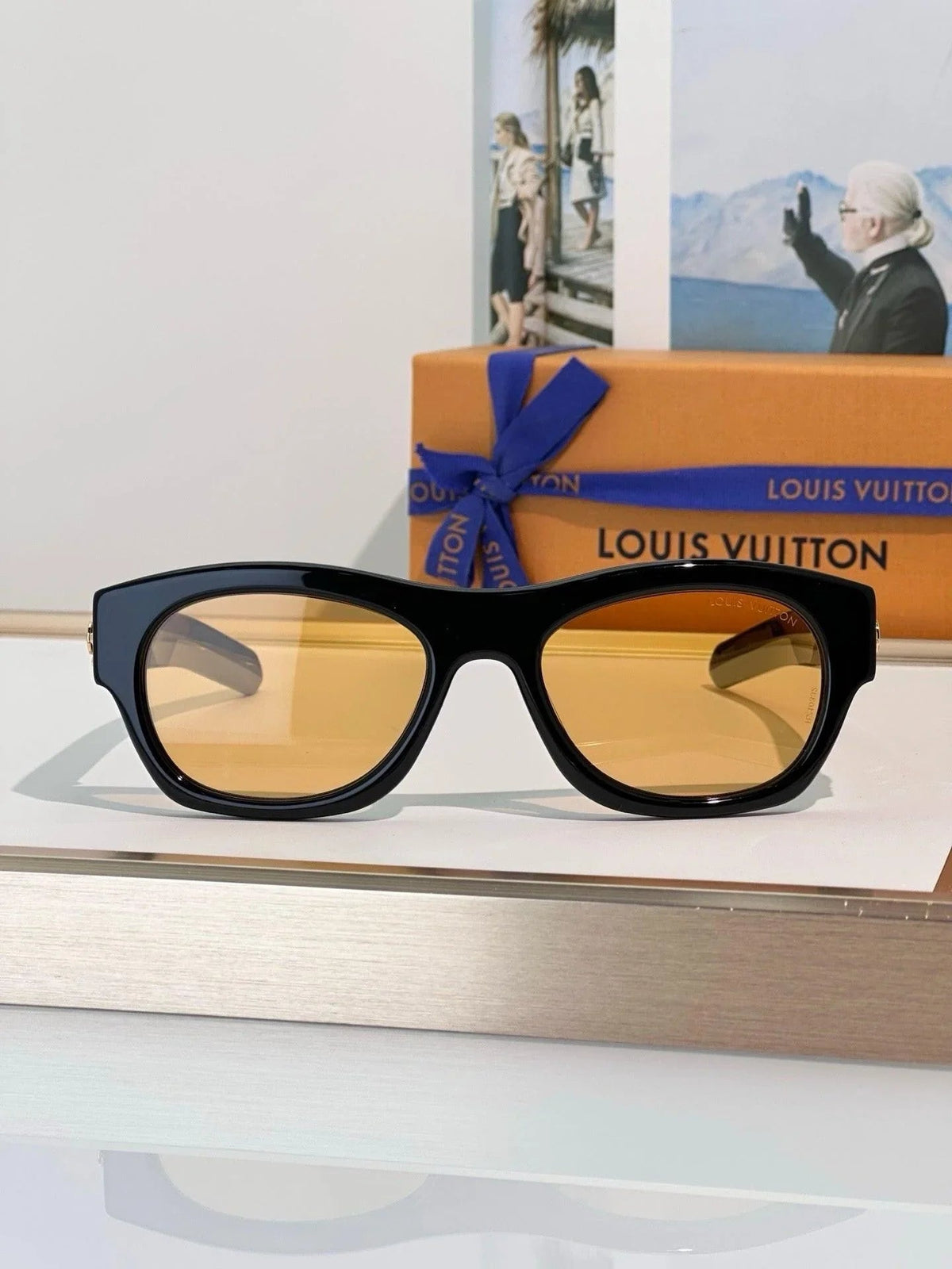 Louis Vuitton Z3048U LV Frog Round Square Sunglasses  ✨
