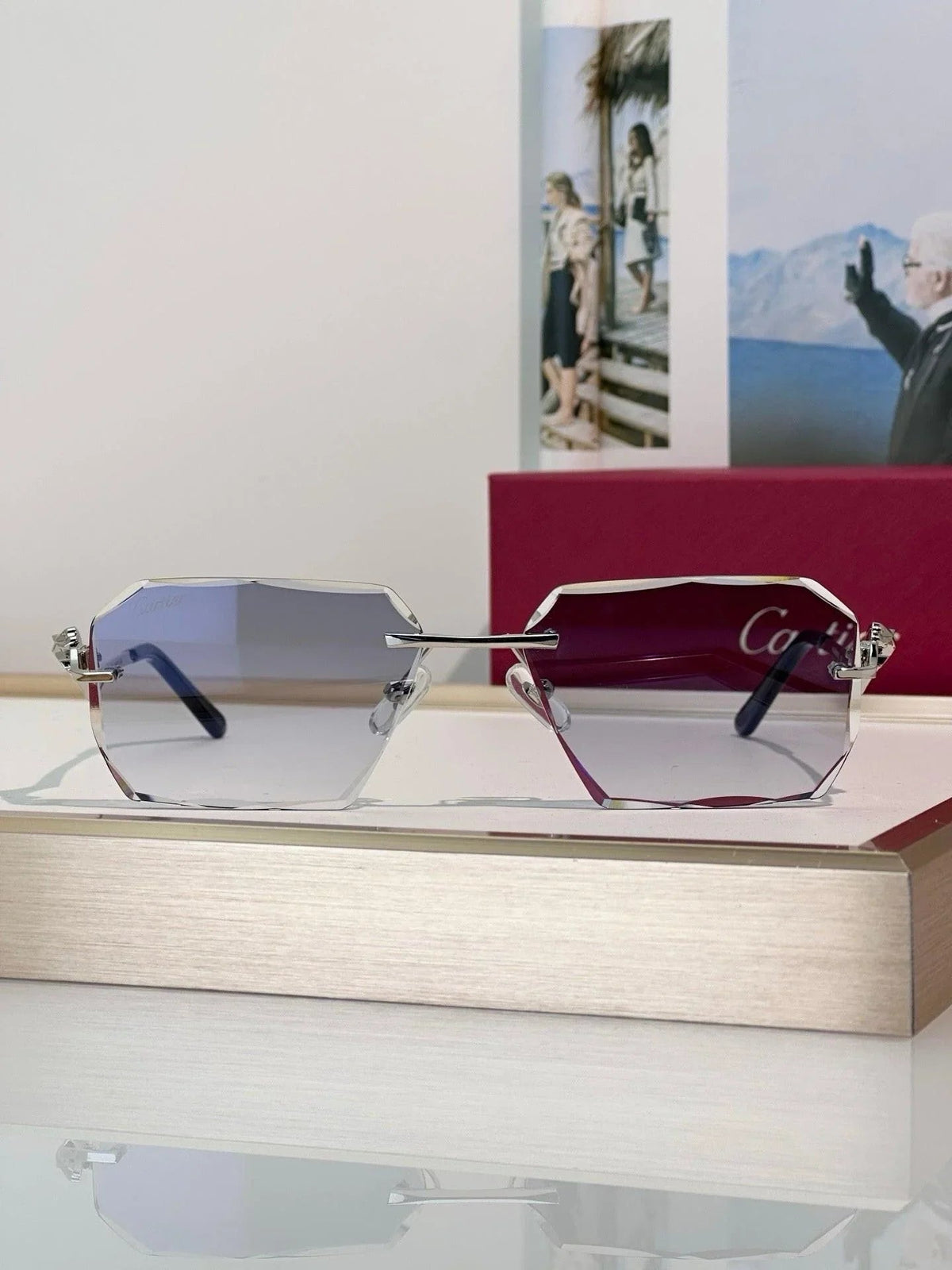 Cartier CLASSIC C DE  Motif Photochromic - Panthere CT0850 Sunglasses 🐆