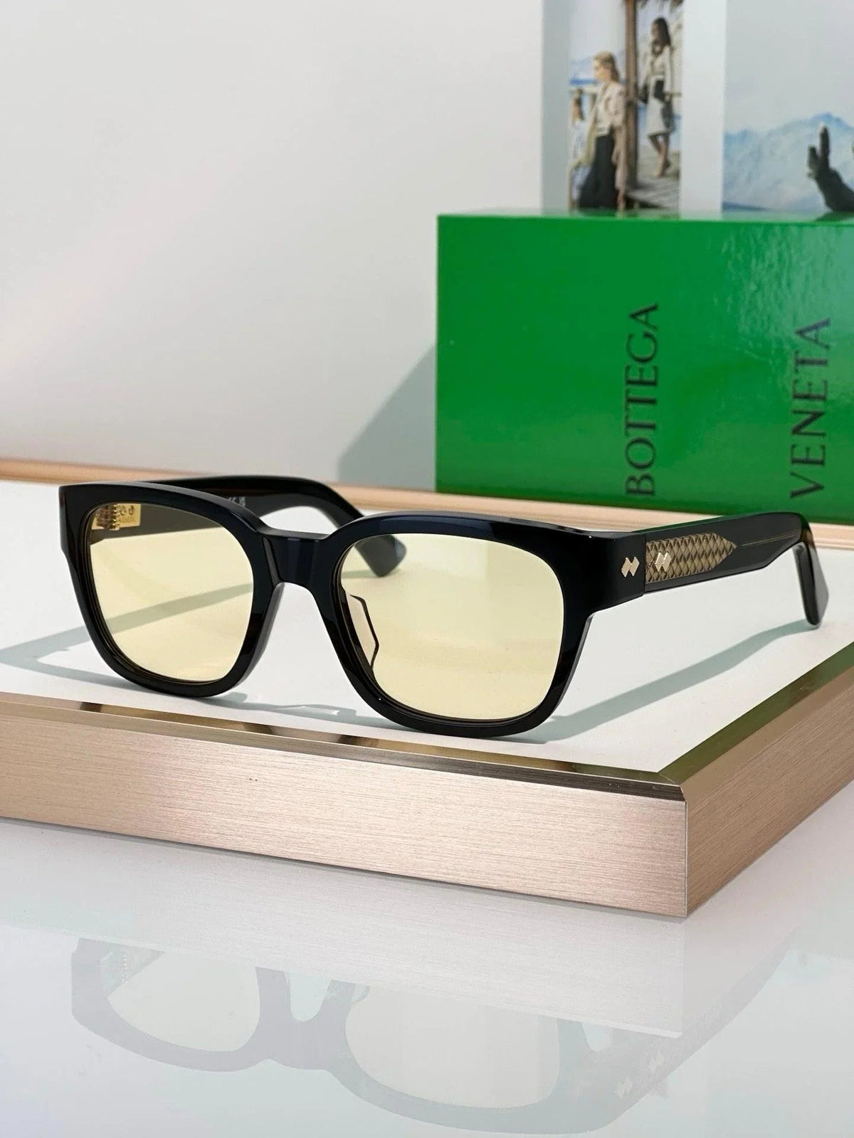 BOTTEGA VENETA RBV1400S Acetate Sunglasses💚