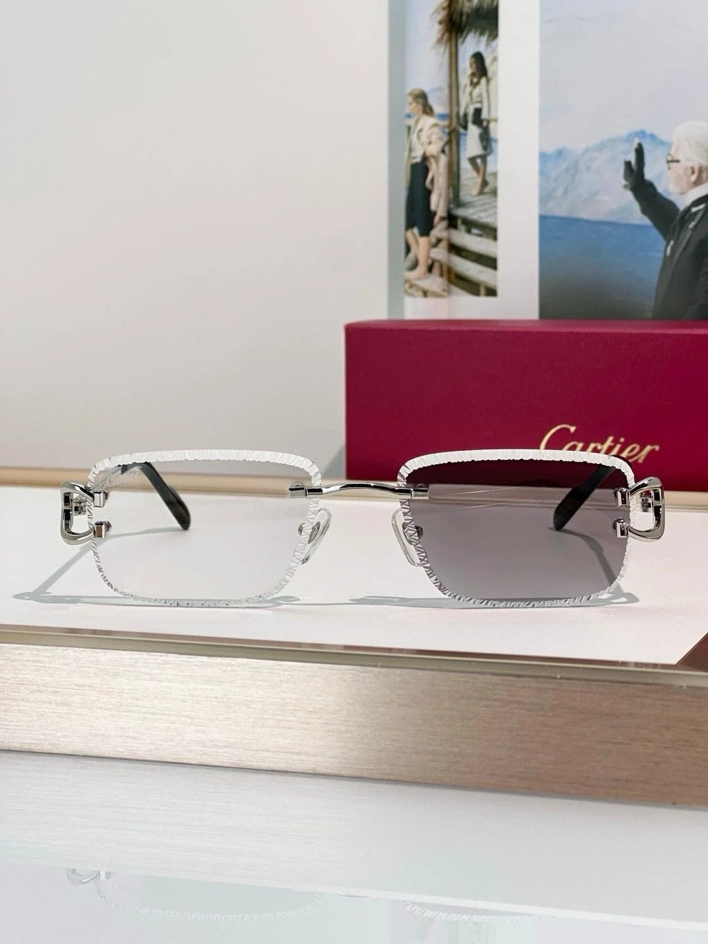 Cartier CLASSIC C DE CARTIER MOTIF CT0799 Sunglasses-Photochromic Glasses 🐆