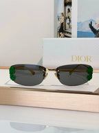DIOR Dior Clover S1U Gray Rectangular Sunglasses✨