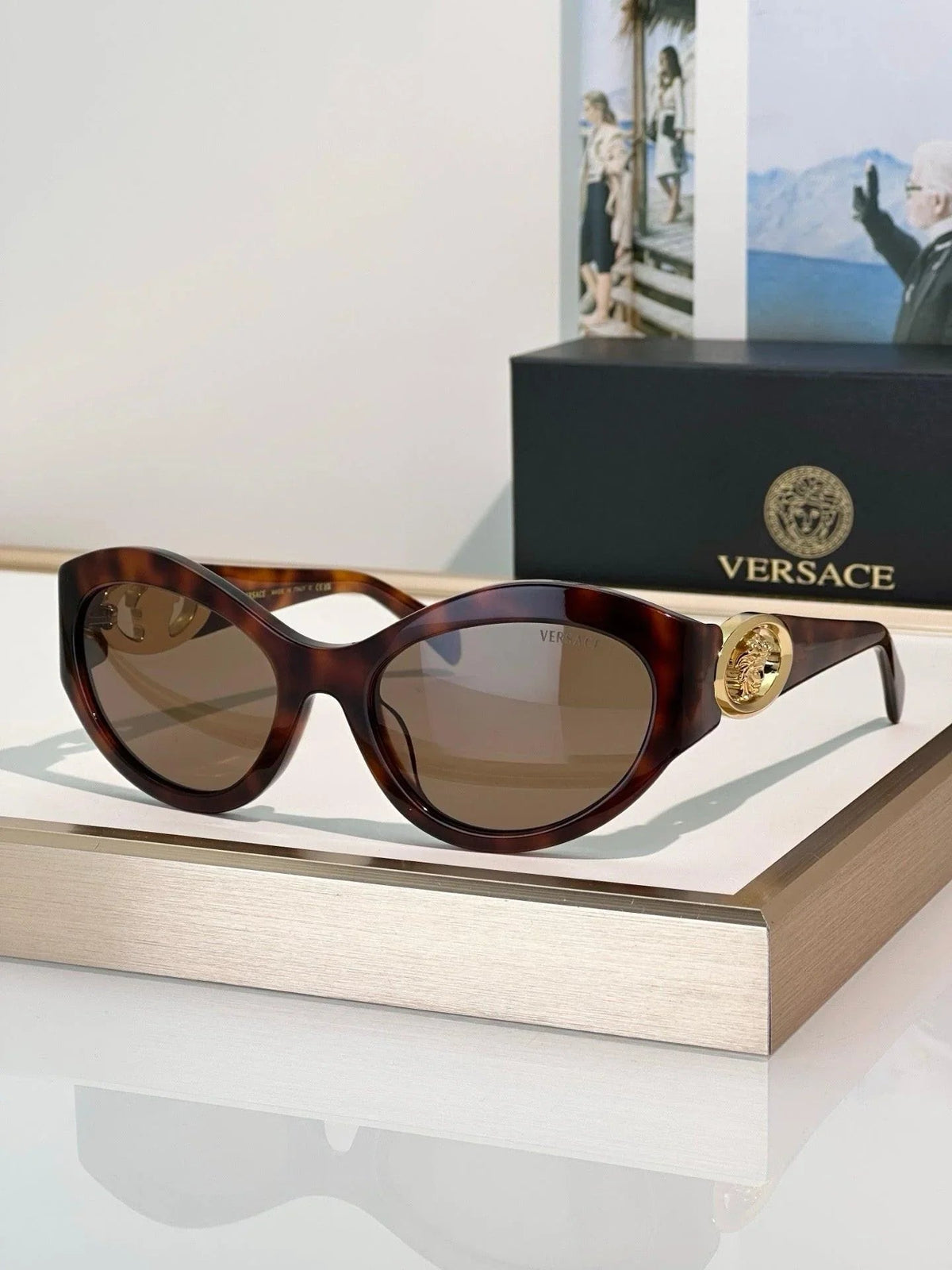 VERSACE 4485 GB1/87 Sunglasses  ✨