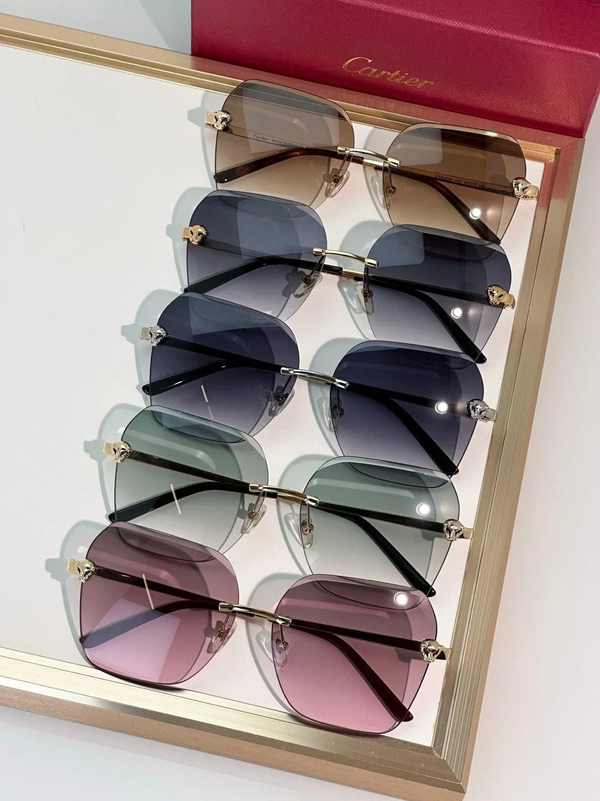 Cartier Panthere CT0147S 004 Sunglasses 🐆