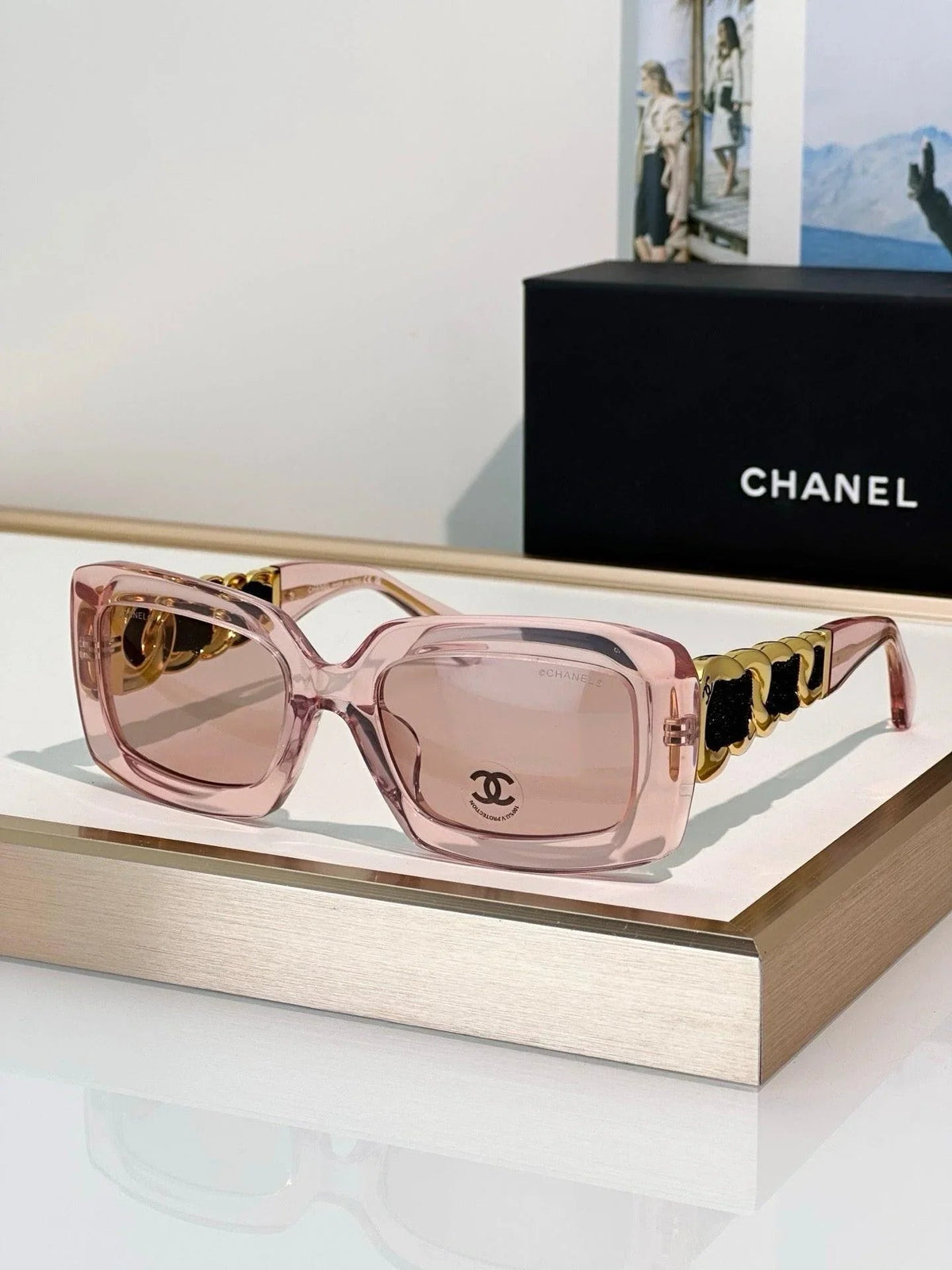 CHANEL 9183 EXCLUSIVE  RECTANGLE SUNGLASSES - Chanel Eyewear  🖤
