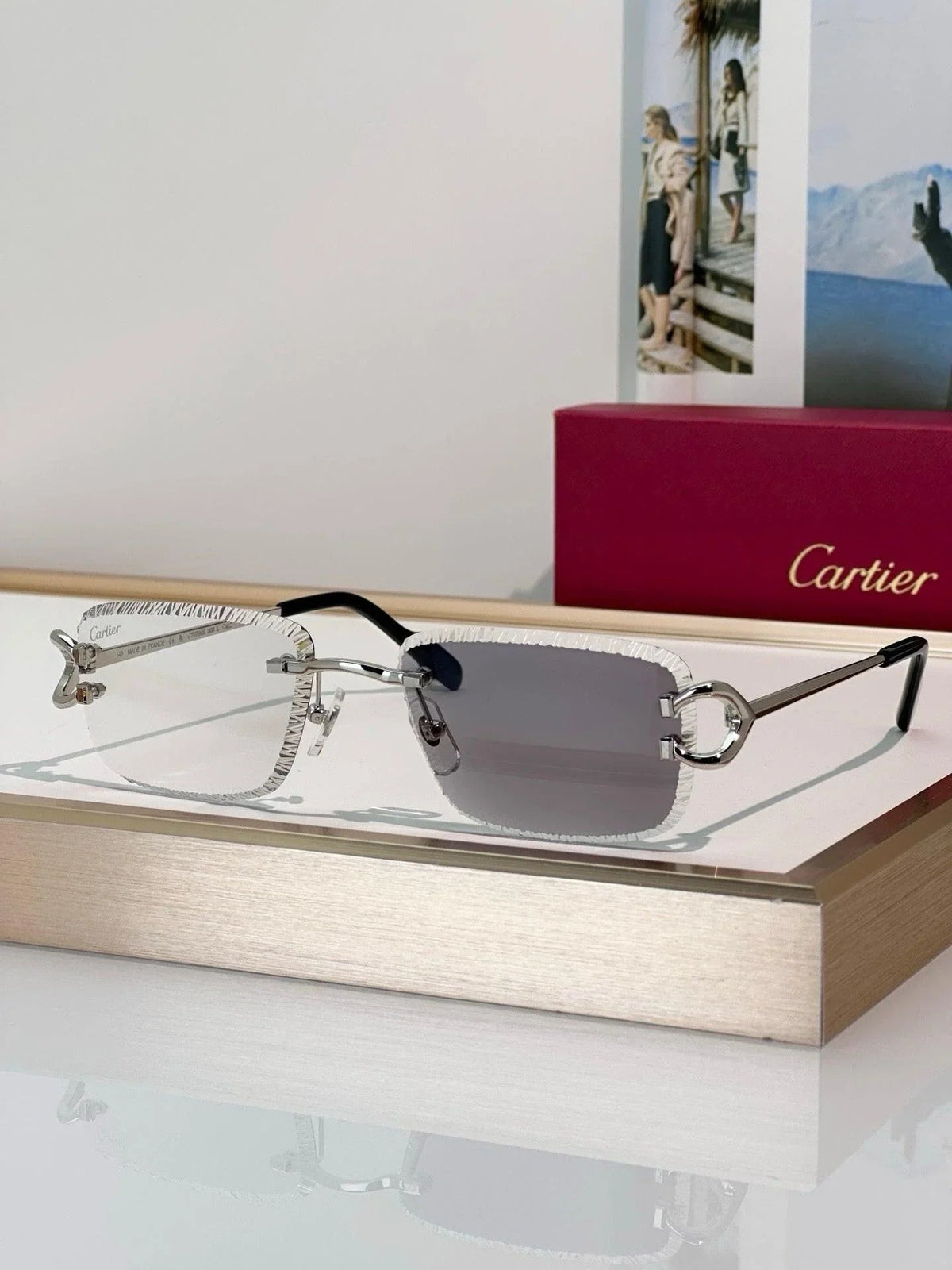 Cartier CLASSIC C DE CARTIER MOTIF CT0799 Sunglasses-Photochromic Glasses 🐆