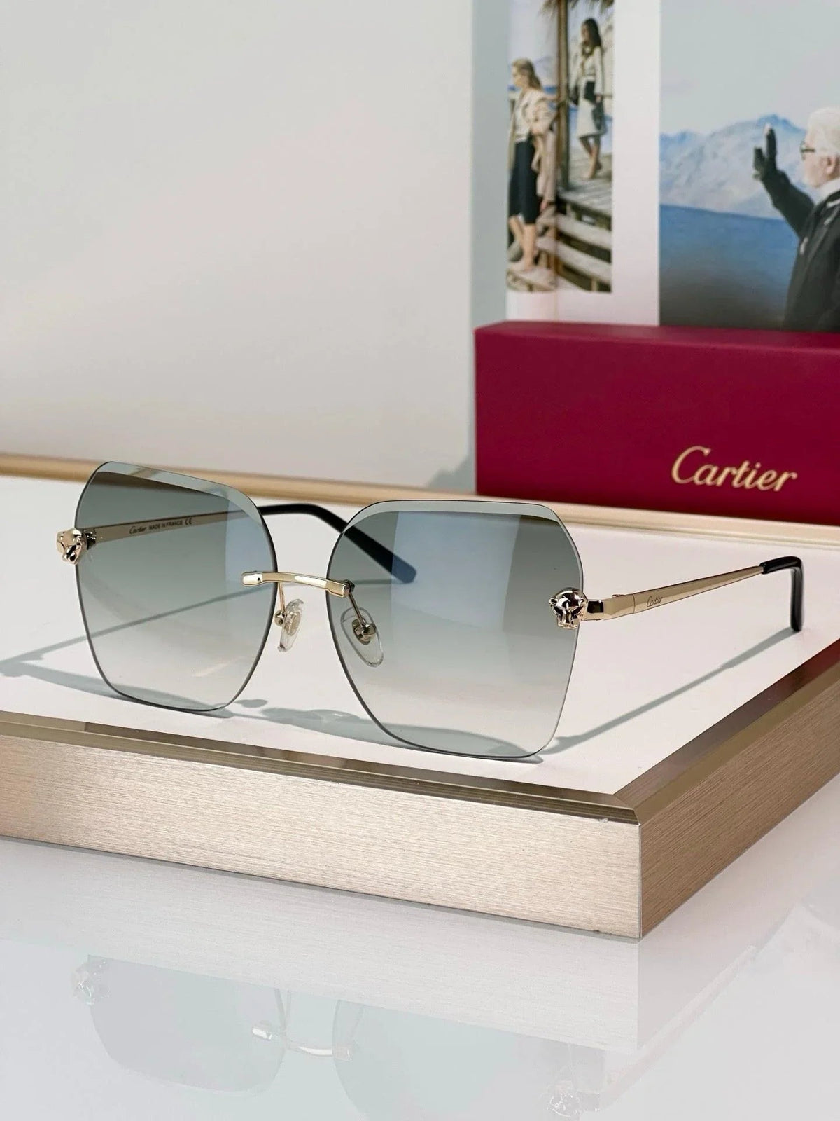 Cartier Panthere CT0147S 004 Sunglasses 🐆