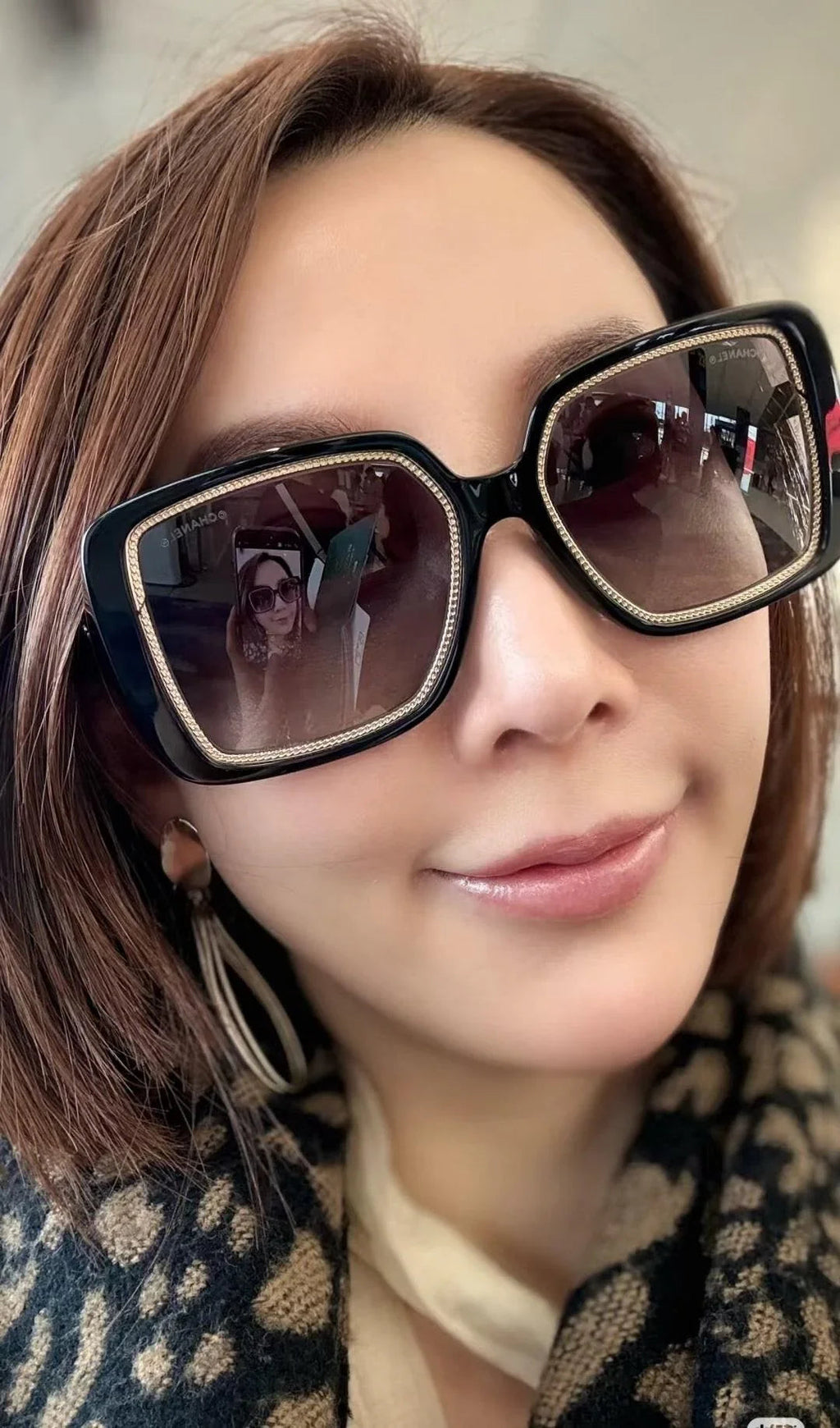 CHANEL 9157 Exclusive Square Sunglasses   🖤