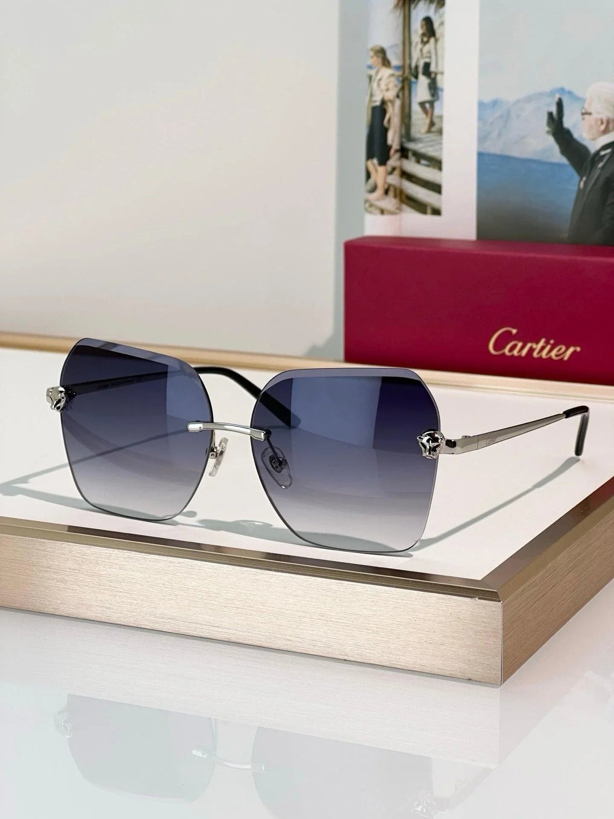 Cartier Panthere CT0147S 004 Sunglasses 🐆
