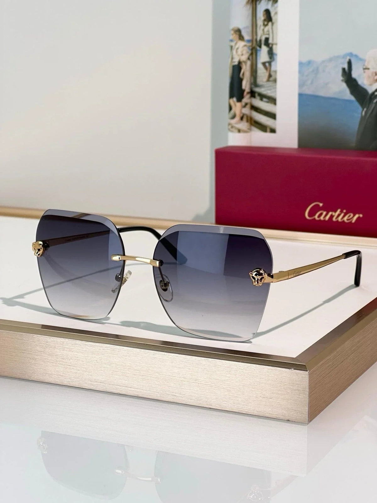 Cartier Panthere CT0147S 004 Sunglasses 🐆