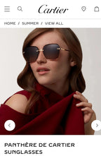 Cartier Panthere CT0147S 004 Sunglasses 🐆