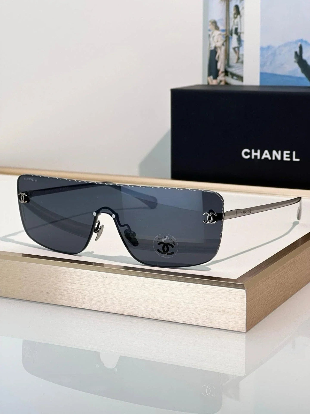 CHANEL 4293 Shield Sunglasses Chanel Eyewear  🖤