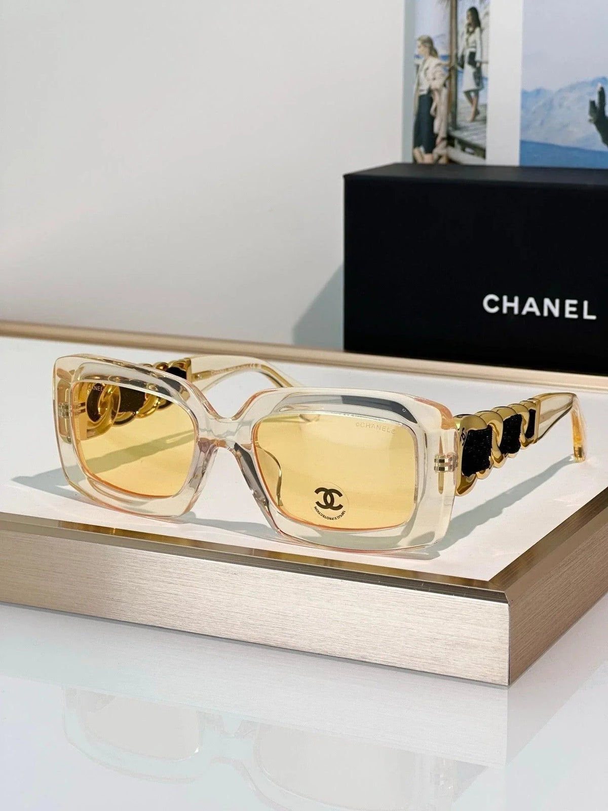 CHANEL 9183 EXCLUSIVE  RECTANGLE SUNGLASSES - Chanel Eyewear  🖤