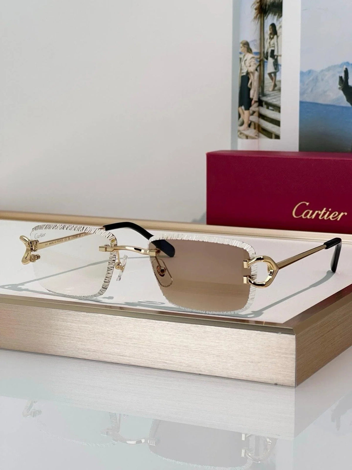 Cartier CLASSIC C DE CARTIER MOTIF CT0799 Sunglasses-Photochromic Glasses 🐆