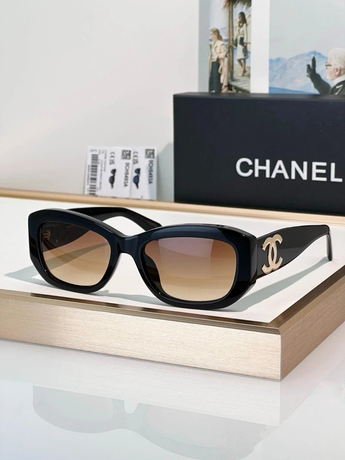 CHANEL 5493 RECTANGLE SUNGLASSES - Chanel Eyewear  🖤