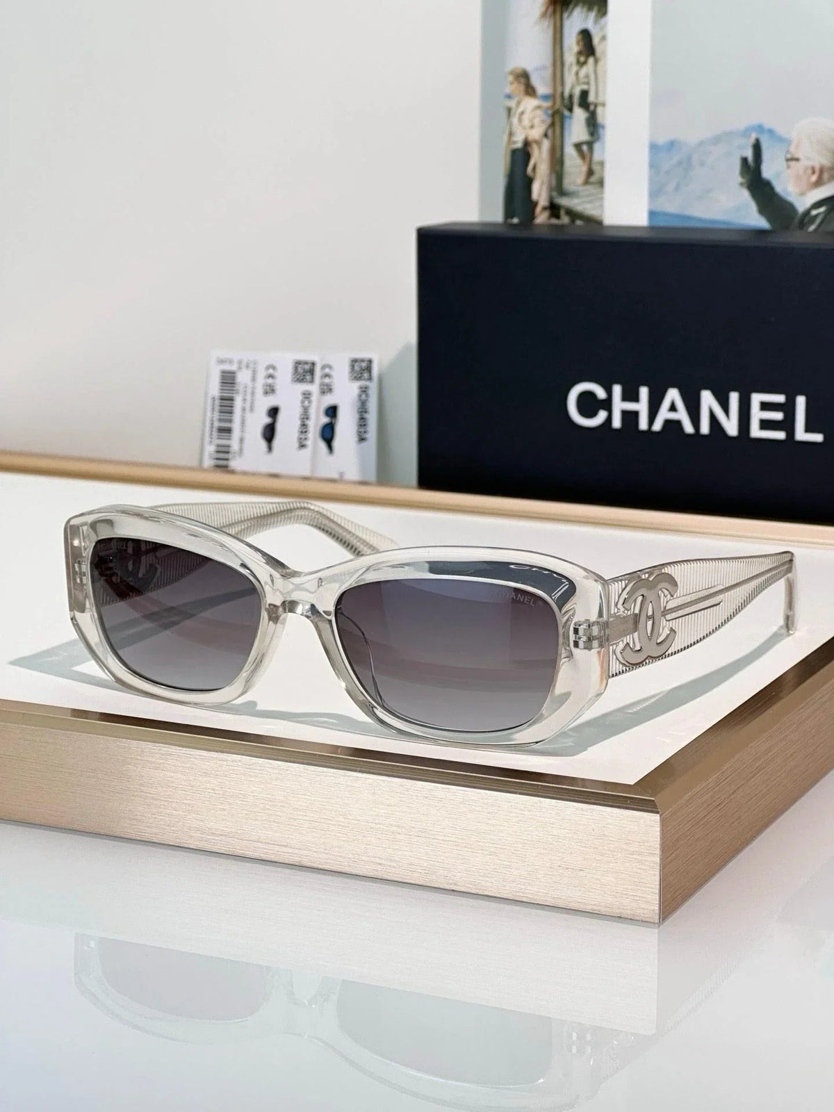 CHANEL 5493 RECTANGLE SUNGLASSES - Chanel Eyewear  🖤
