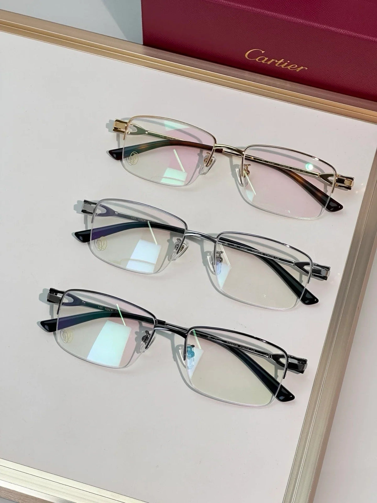 Cartier EYEGLASSES - CT0319O 001 55  🐆