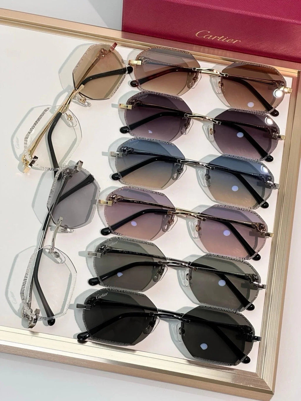 Cartier CLASSIC C DE CARTIER MOTIF Panthere CT0828 S Sunglasses 🐆