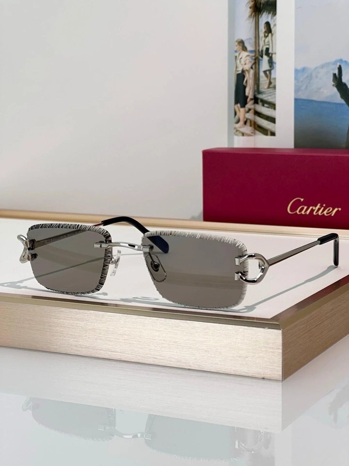 Cartier CLASSIC C DE CARTIER MOTIF CT0799 Sunglasses-Photochromic Glasses 🐆