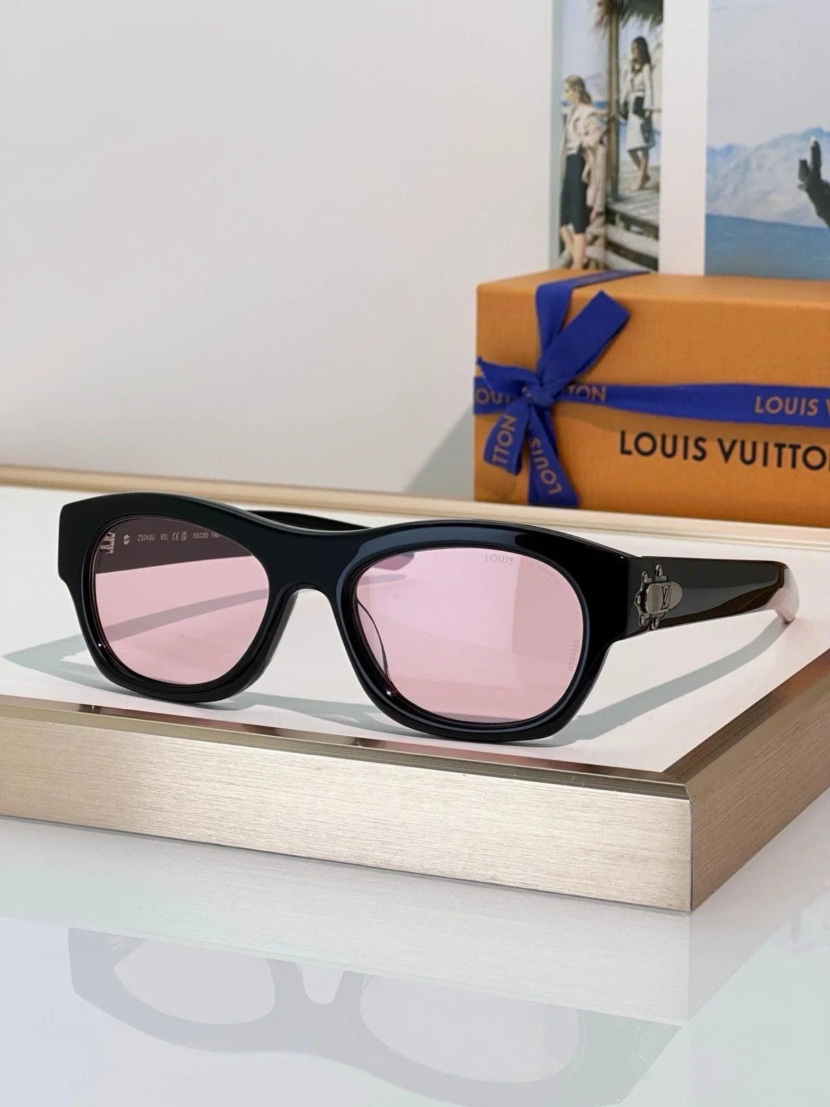 Louis Vuitton Z3048U LV Frog Round Square Sunglasses  ✨