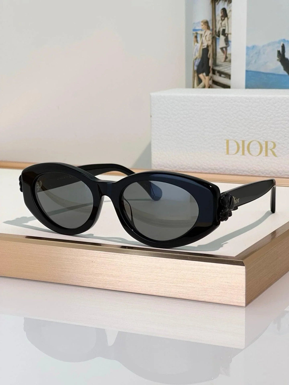 DIOR Dior Clover B1F Transparent Pink Oval  Sunglasses✨