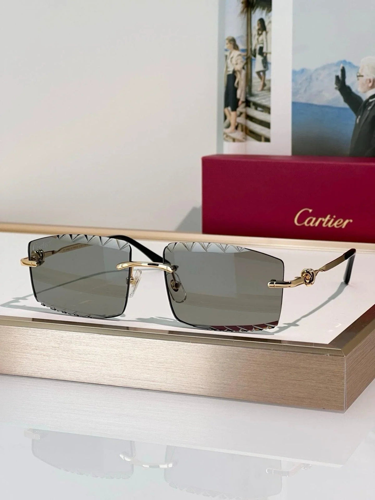Cartier CLASSIC C DE CARTIER MOTIF CT0916 Sunglasses 🐆