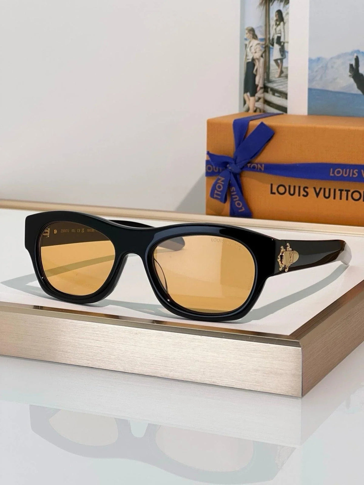 Louis Vuitton Z3048U LV Frog Round Square Sunglasses  ✨