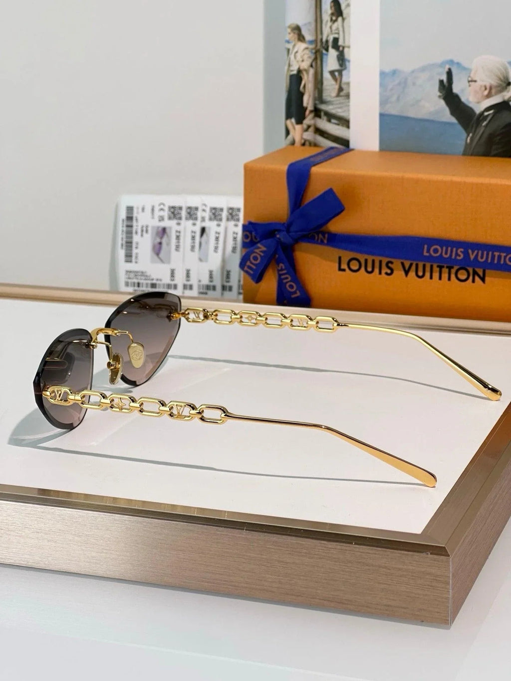 Louis Vuitton Z3015U LV Jewel Low Cat Eye Sunglasses  ✨