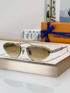 Louis Vuitton Z3015U LV Jewel Low Cat Eye Sunglasses  ✨