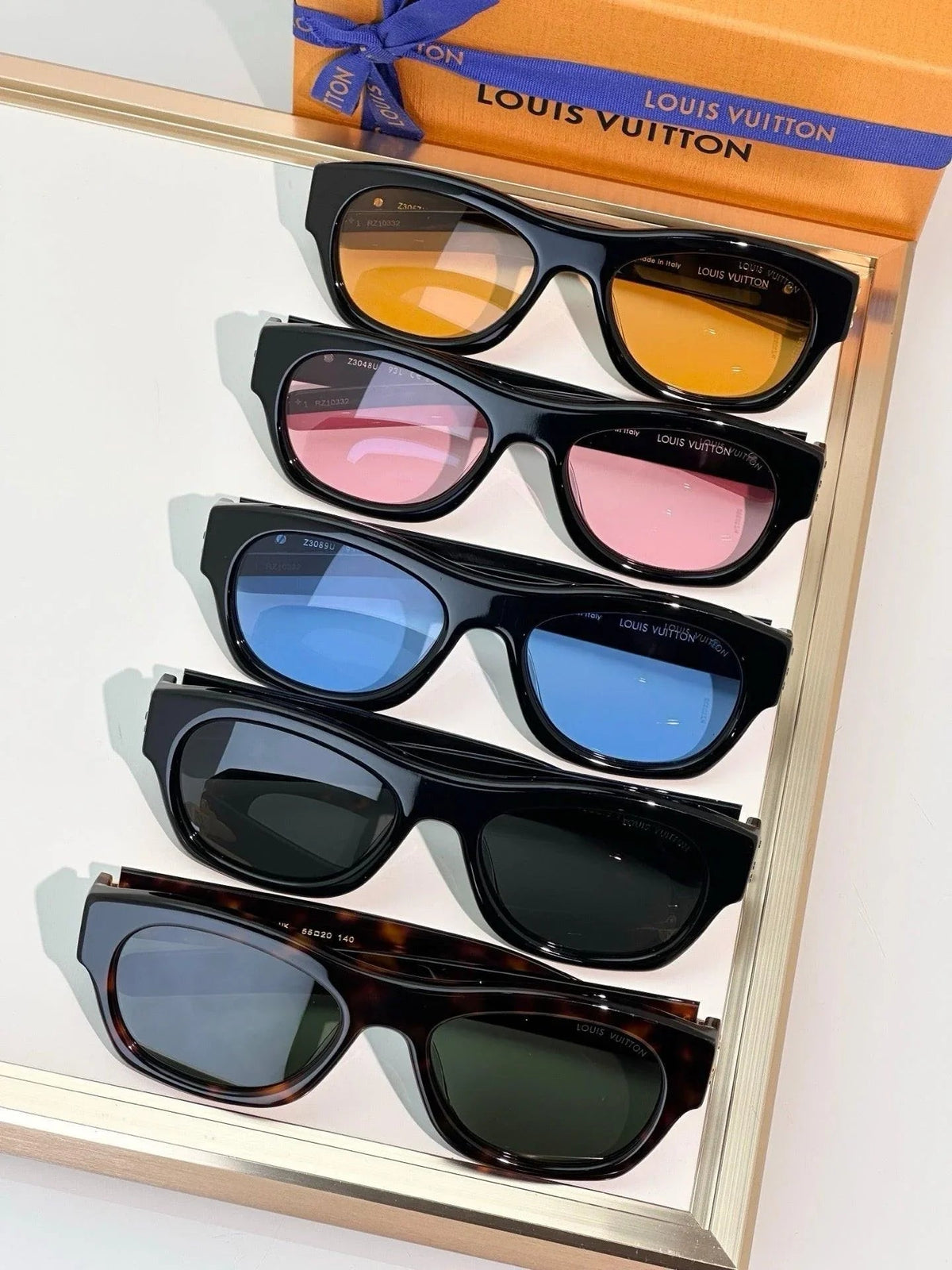Louis Vuitton Z3048U LV Frog Round Square Sunglasses  ✨