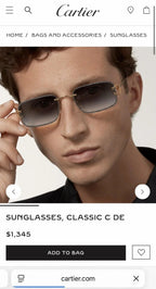 Cartier CLASSIC C DE CARTIER MOTIF CT0799 Sunglasses-Photochromic Glasses 🐆