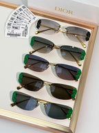 DIOR Dior Clover S1U Gray Rectangular Sunglasses✨