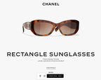 CHANEL 5493 RECTANGLE SUNGLASSES - Chanel Eyewear  🖤