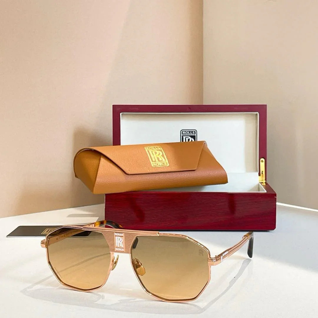 Rolls Royce SS1263 18K plated Rose-Silver-Gold Sunglasses  👑